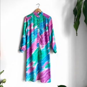Vintage Rainbow Shimmer Dress